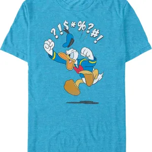 Angry Donald Duck Disney T-Shirt