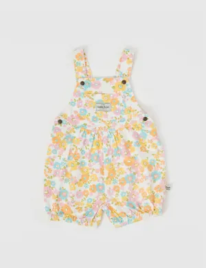 BESSIE BUBBLE SHORTALLS FLOWER CHILD