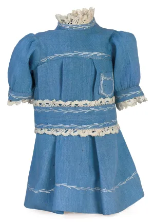 Blue Chambray School Dress