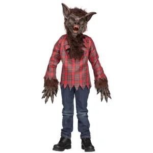 Brown Werewolf Child Costume