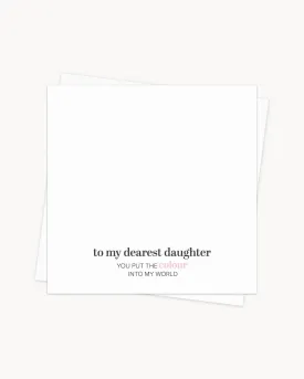 Daughter Gift Card