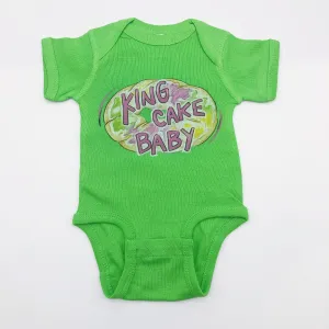 Green King Cake Baby Onesie