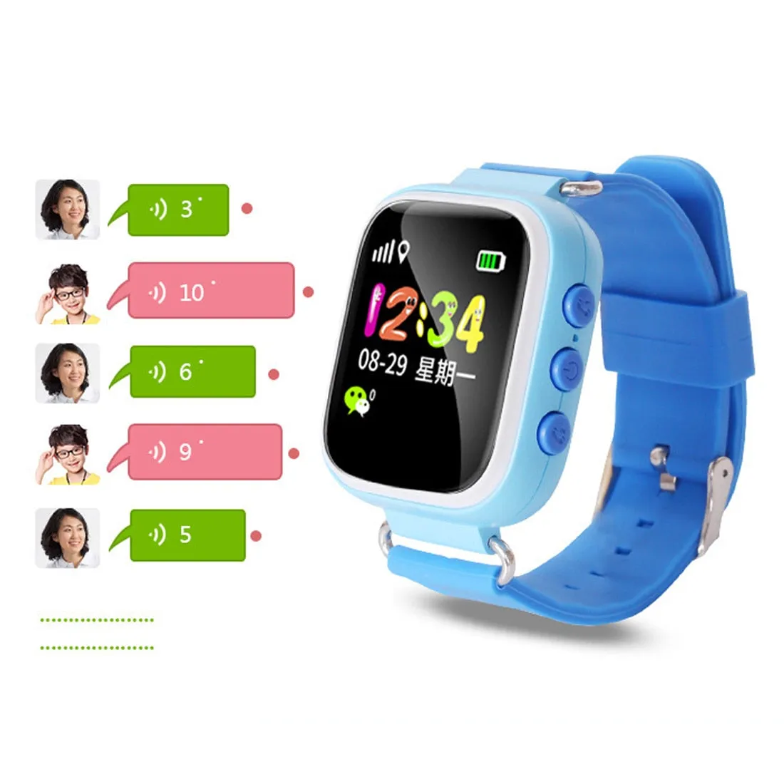 Keep your Kids Safe!!!!!  - Q20 Kids Smartwatch and Child Tracker with SOS Function