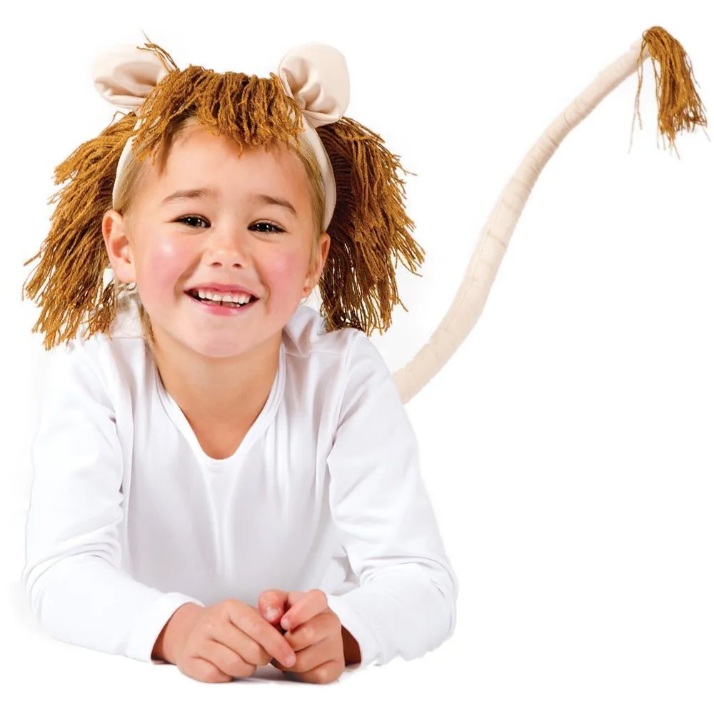 Lion Head & Tail Set Child