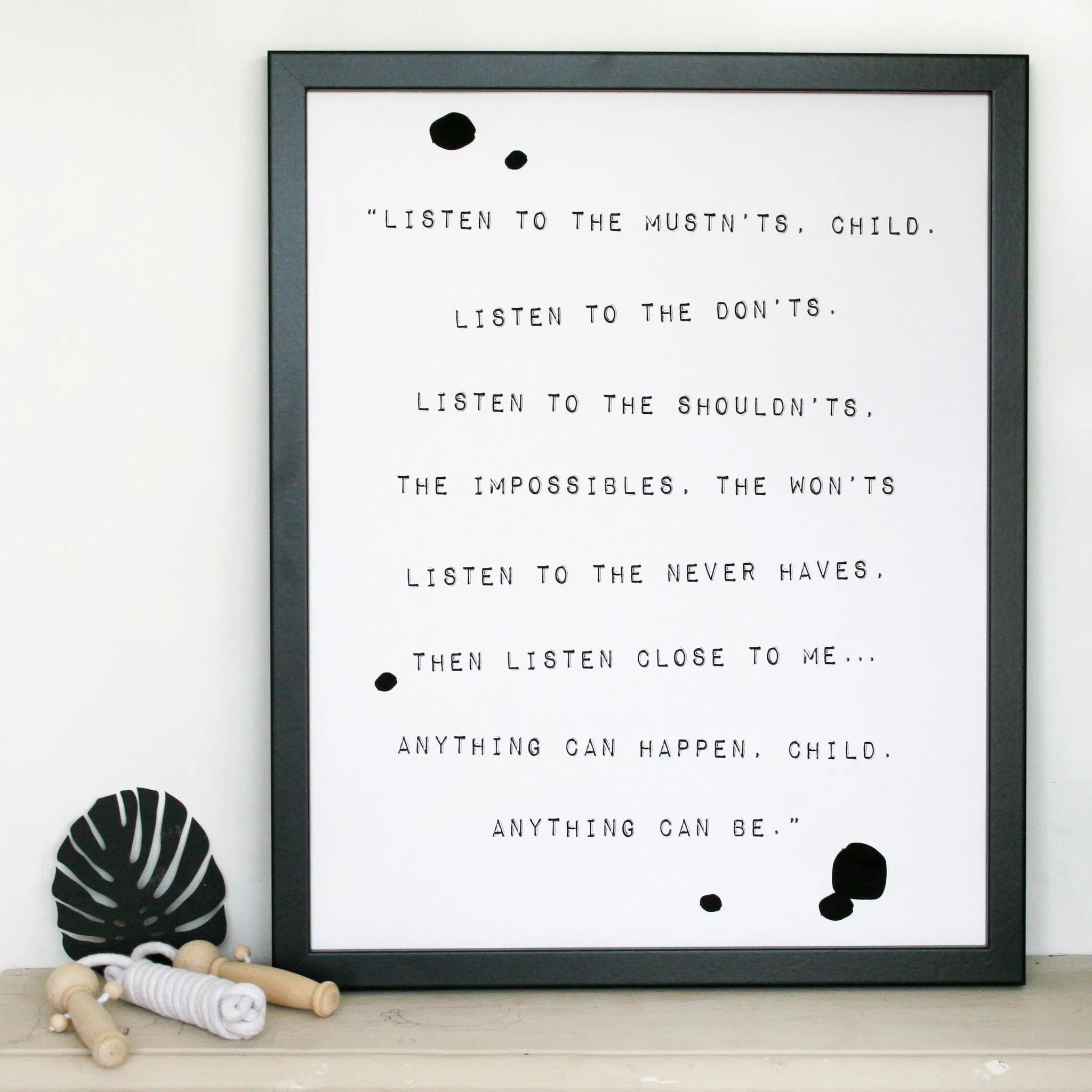 Listen Child Print