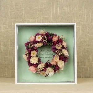 Mother's Day Floral Wreath With Frame