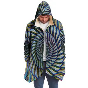 Phonetic Vortex Micro Fleece Cloak