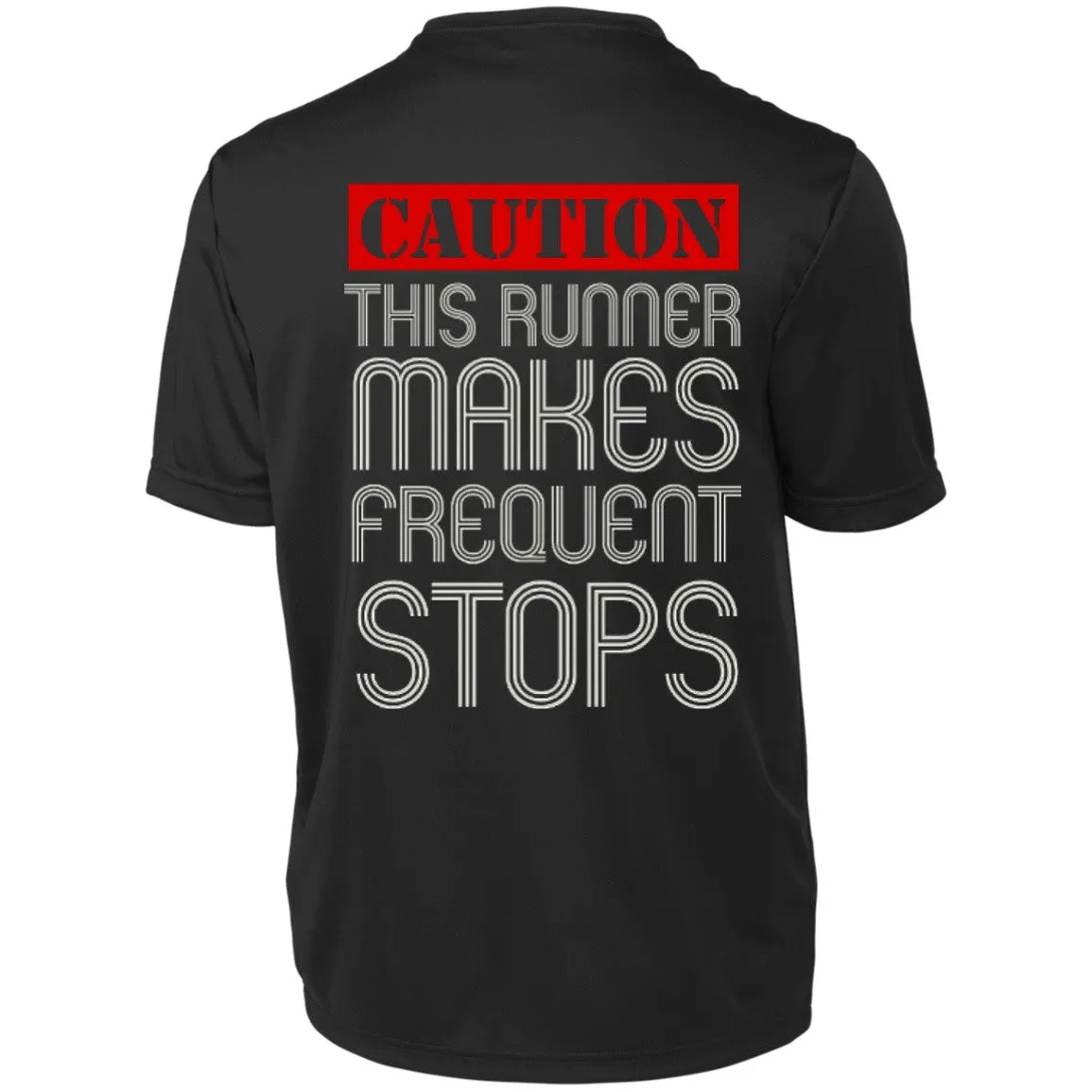 Runner Caution Unisex Short Sleeve Dri-Fit