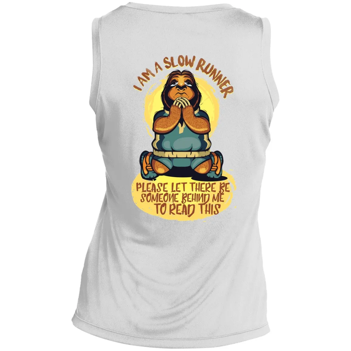 Slow Runners Sloth Dri-Fit Ladies V-Neck