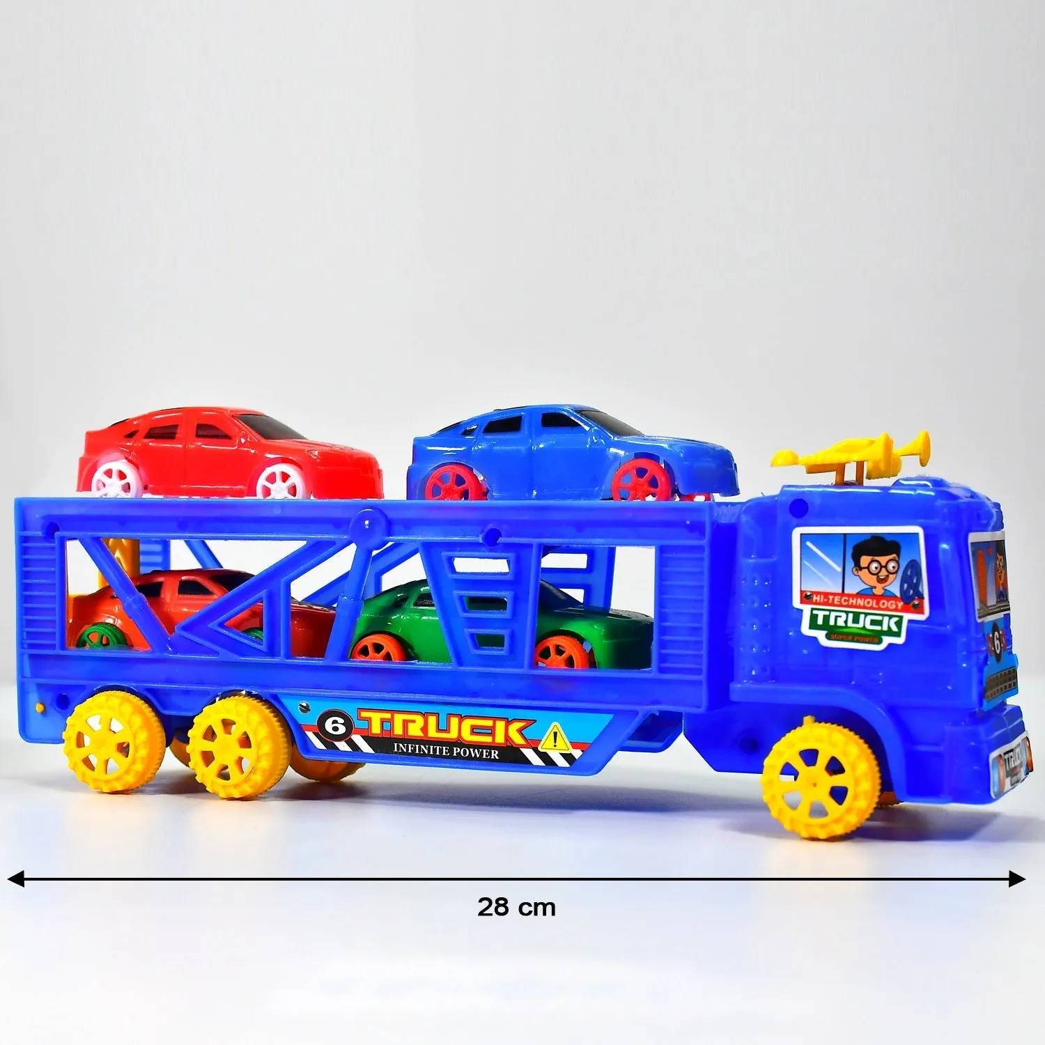 Toy Set Truck with 4 Mini Cars Toy Vehicles for Children