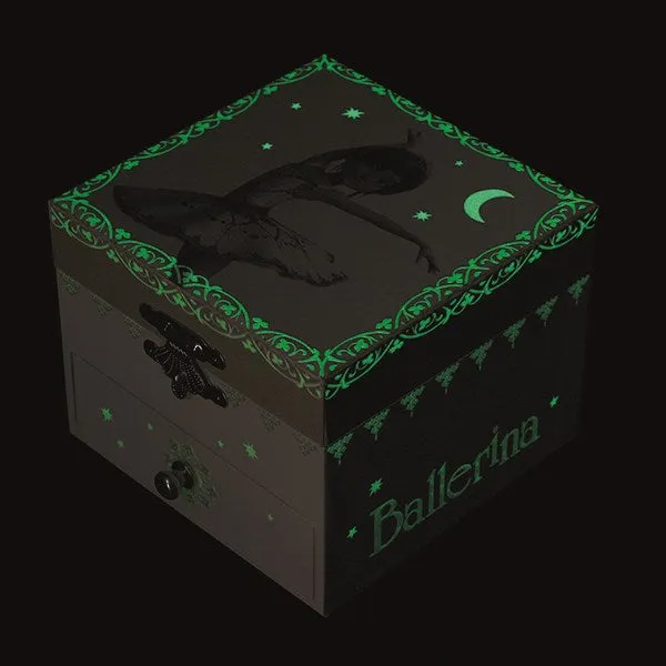 Trousselier Photoluminescent Musical Cube Box Ballerina Leap - Glow in dark